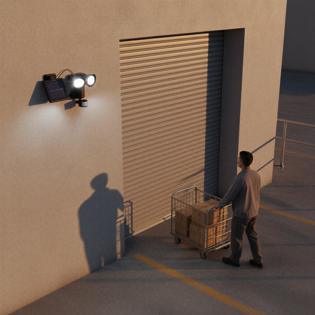 Luz de Seguridad Doble Cabezal con Sensor - imagen 4