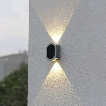 Aplique Bidireccional 2 LED Solar