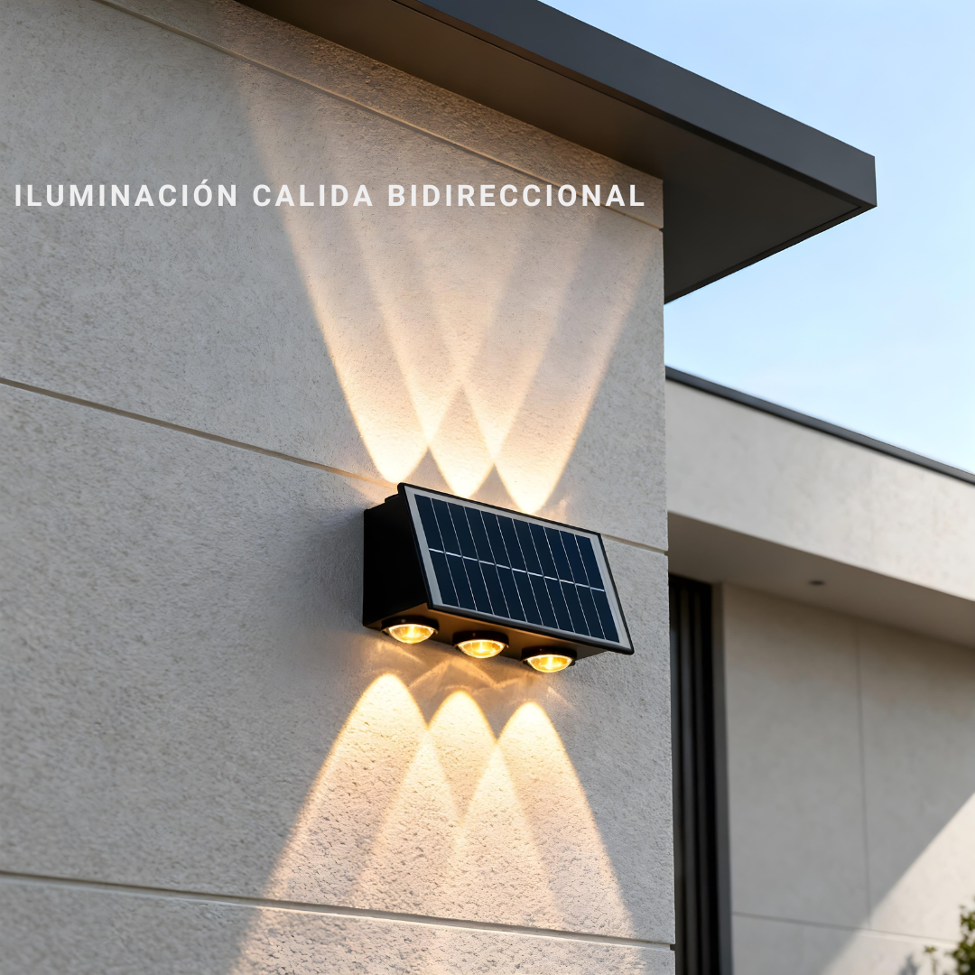 Panel Bidireccional 6 LEDs Solar - imagen 2